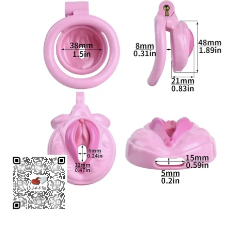 jaula-de-castidad-para-pene-cock-cage-labios-medidas JAULA DE CASTIDAD PARA PENE COCK CAGE LABIOS