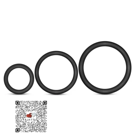 Vista desplegada de tres anillos VS4 cock ring silicona premium tamaños progresivosReintentarEA