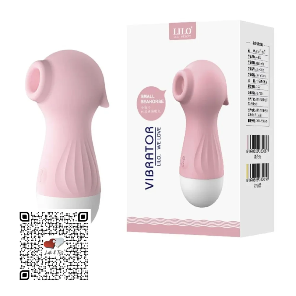 Vibrador succionador rosa, potente pero delicado para la zona de mayor placer femenino