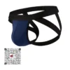 x3me-suspensorio-doble-soporte-azul-marino-soft-touch-lateral Suspensorio X3ME doble soporte soft touch azul marino vista lateral levanta y redondea las nalgas
