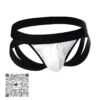 Suspensorio X3ME de encaje lace de doble soporte, levanta y redondea las nalgas.
