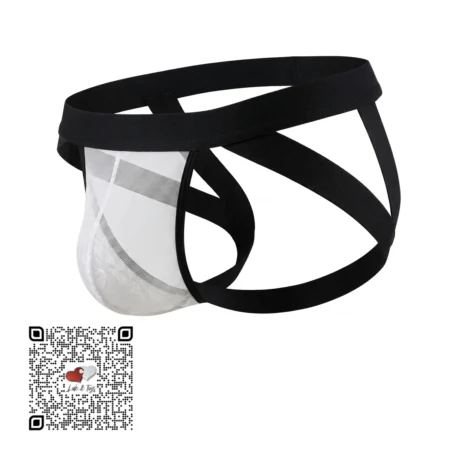 x3me-suspensorio-doble-soporte-blanco-show-off-lateral X3ME suspensorio doble soporte show off transparencia vista lateral levanta y redondea las nalgas
